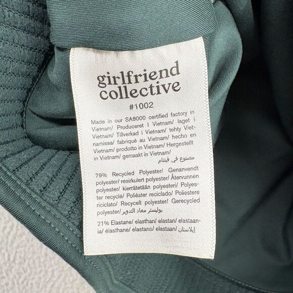 Girlfriend Collective Sports Bra Dark Green Size Small - Picture 11 of 11